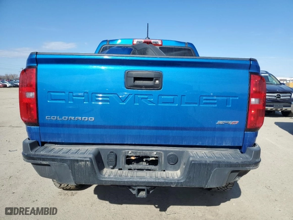 2022 Chevrolet Colorado 4WD ZR2 with VIN 1GCGTEEN0N1309640, listed as a Copart auction lot 47205285 with 30,936 mi miles and Salvage Title. Bid and sale history available at carsss.com. Image 6.