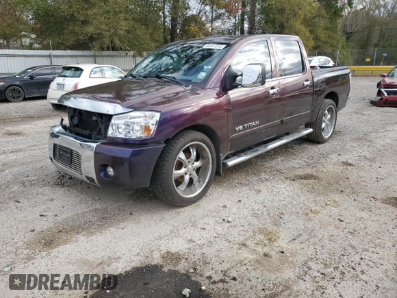 2007 Nissan Titan XE with VIN 1N6BA07A37N216827, listed as a Copart auction lot 86547314 with 139,116 mi miles and Salvage Title. Bid and sale history available at carsss.com. Image 1.