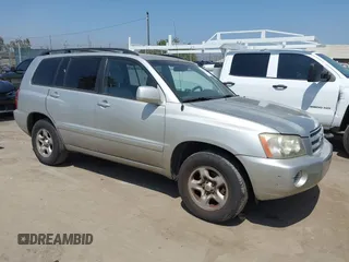 2001 Toyota Highlander with VIN JTEGD21A910012649, listed as a IAAI auction lot 42570548 with 255,438 mi miles and . Bid and sale history available at DreamBid. Image 1.