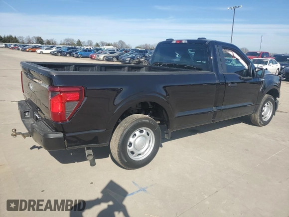 2024 Ford F-150 XL z VIN 1FTMF1KPXRKF31871, wystawiony jako Copart lot #87257844 z przebiegiem 38 mil mil oraz Szkoda całkowita • Salvage title. Historia ofert i sprzedaży dostępna na DreamBid. Obrazek 3.