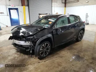2021 Lexus UX with VIN JTHP9JBH6M2040590, listed as a Copart auction lot 44848675 with 33,263 mi miles and Salvage Title. Bid and sale history available at carsss.com. Image 1.