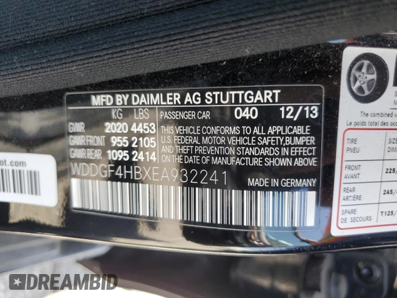 2014 Mercedes-Benz C 250 Sport z VIN WDDGF4HBXEA932241, wystawiony jako Copart lot #58557055 z przebiegiem 138 878 mil mil oraz Szkoda całkowita • Salvage title. Historia ofert i sprzedaży dostępna na DreamBid. Obrazek 12.