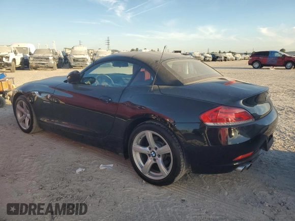 2016 BMW Z4 sDrive28i with VIN WBALL5C58G5A20857, listed as a Copart auction lot 75558284 with 62,625 mi miles and Salvage Title. Bid and sale history available at carsss.com. Image 2.