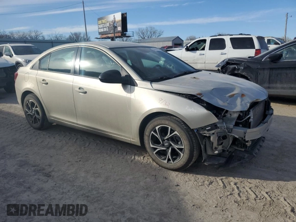 2014 Chevrolet Cruze LS with VIN 1G1PA5SH4E7176455, listed as a Copart auction lot 45659695 with 133,116 mi miles and Salvage Title. Bid and sale history available at DreamBid. Image 4.