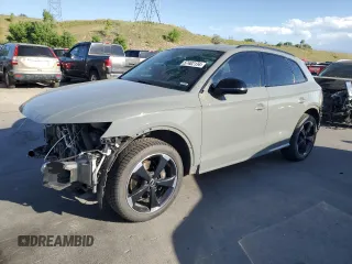 2020 Audi SQ5 Premium Plus with VIN WA1B4AFY2L2033049, listed as a Copart auction lot 57482134 with 44,357 mi miles and Salvage Title. Bid and sale history available at DreamBid. Image 1.