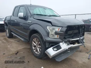 2015 Ford F-150 XLT with VIN 1FTFX1EF1FFB62489, listed as a IAAI auction lot 41503088 with 133,658 mi miles. Bid and sale history available at carsss.com. Image 1.