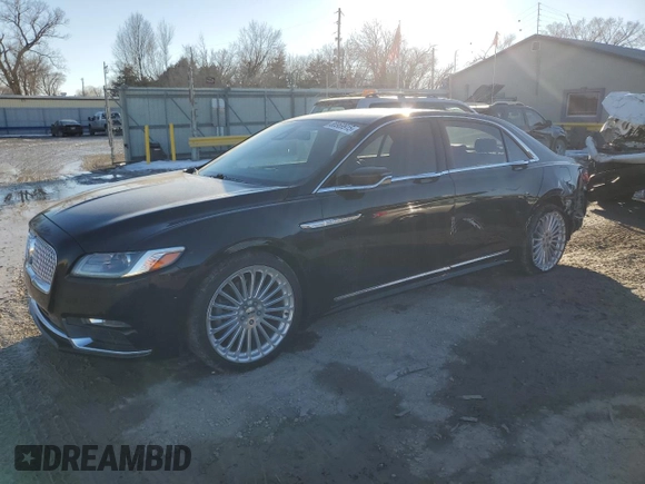 2017 Lincoln Continental Select z VIN 1LN6L9SK9H5603303, wystawiony jako Copart lot #88969915 z przebiegiem 84 907 mil mil oraz Szkoda całkowita • Salvage title. Historia ofert i sprzedaży dostępna na DreamBid. Obrazek 1.