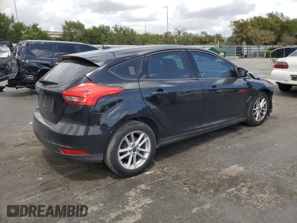 2017 Ford Focus SE with VIN 1FADP3K24HL241881, listed as a Copart auction lot 51017165 with 50,605 mi miles and Salvage Title. Bid and sale history available at carsss.com. Image 3.