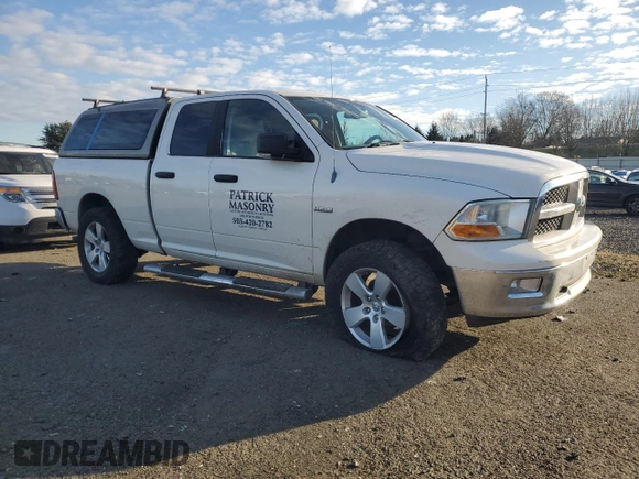 2009 Dodge 1500 Sport with VIN 1D3HV18T69S813361, listed as a Copart auction lot 42454305 with 275,658 mi miles and Salvage title. Bid and sale history available at DreamBid. Image 4.