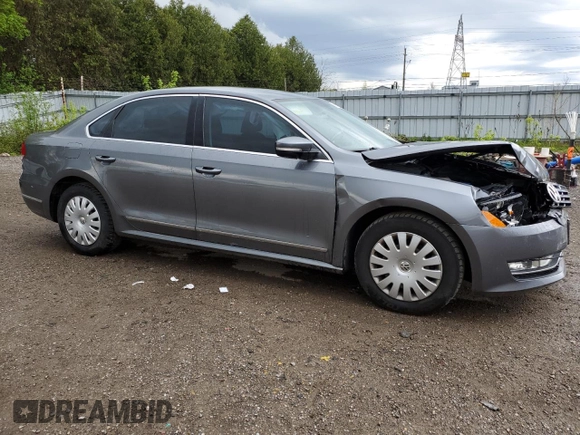2015 Volkswagen Passat Trendline with VIN 1VWAV7A38FC041679, listed as a Copart auction lot 53419724 with 123,868 mi miles and Salvage title. Bid and sale history available at DreamBid. Image 4.