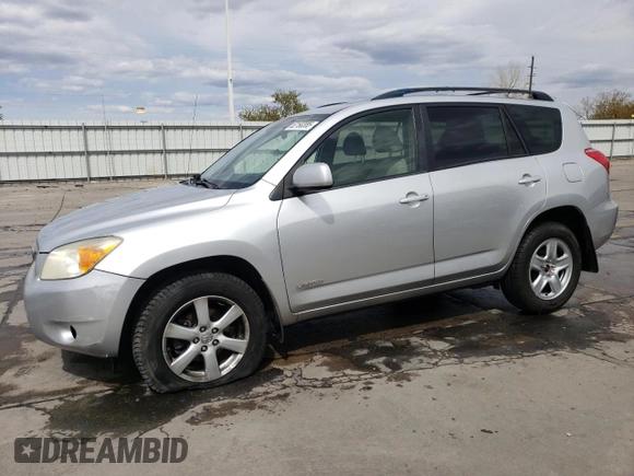 2008 Toyota RAV4 Ltd with VIN JTMBK31V886037269, listed as a Copart auction lot 52190385 with 100,831 mi miles and Salvage Title. Bid and sale history available at carsss.com. Image 1.