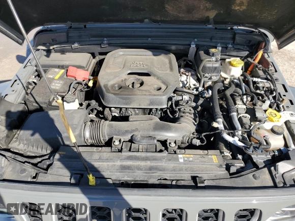 2023 Jeep Wrangler Sahara with VIN 1C4JJXP61PW505122, listed as a Copart auction lot 46719615 with 28,691 mi miles and Salvage Title. Bid and sale history available at DreamBid. Image 12.