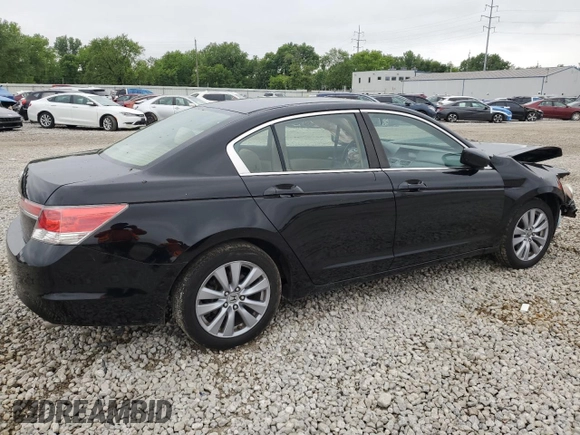 2011 Honda Accord EX with VIN 1HGCP2F78BA028698, listed as a Copart auction lot 58344865 with 118,672 mi miles and Salvage title. Bid and sale history available at DreamBid. Image 3.