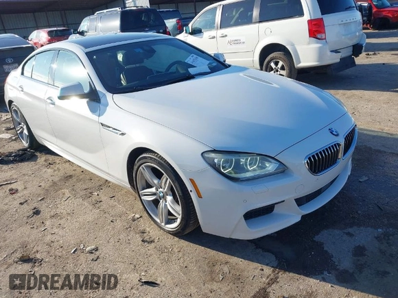 2015 BMW 6 Series 640i xDrive with VIN WBA6B8C50FD453317, listed as a IAAI auction lot 41635430 with 77,811 mi miles and . Bid and sale history available at DreamBid. Image 1.