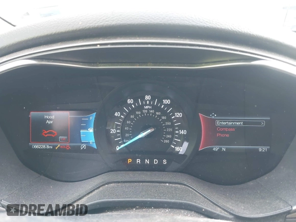 2019 Ford Fusion SEL with VIN 3FA6P0CD8KR265181, listed as a IAAI auction lot 41942425 with 66,228 mi miles and . Bid and sale history available at DreamBid. Image 7.