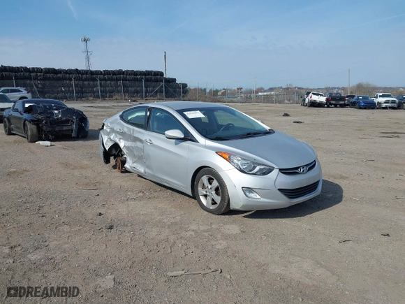 2012 Hyundai Elantra GLS with VIN KMHDH4AE1CU308265, listed as a IAAI auction lot 41898417 with 70,218 mi miles. Bid and sale history available at carsss.com. Image 1.