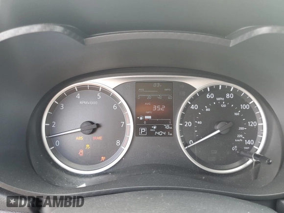 2024 Nissan Versa S with VIN 3N1CN8DV7RL892754, listed as a Copart auction lot 58859495 with 14,041 mi miles and Non repairable. Bid and sale history available at DreamBid. Image 9.