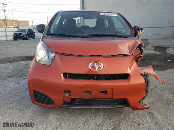 2012 Scion iQ with VIN JTNJJXB00CJ012327, listed as a Copart auction lot 87223244 with 111,223 mi miles and Salvage Title. Bid and sale history available at carsss.com. Image 5.