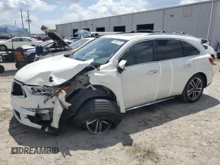 2017 Acura MDX Advance with VIN 5FRYD4H80HB019605, listed as a Copart auction lot 57058275 with 165,929 mi miles and Salvage title. Bid and sale history available at DreamBid. Image 1.