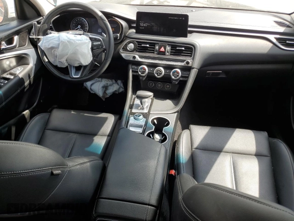 2023 Genesis G70 2.0T with VIN KMTG34TA9PU123771, listed as a Copart auction lot 62946065 with 43,171 mi miles and Salvage title. Bid and sale history available at DreamBid. Image 8.