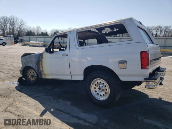 1993 Ford Bronco Custom with VIN 1FMEU15H2PLA02559, listed as a Copart auction lot 53319455 with Not Provided miles and Non Repairable. Bid and sale history available at DreamBid. Image 2.