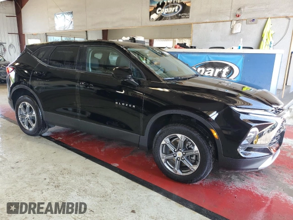 2024 Chevrolet Blazer LT with VIN 3GNKBCR47RS165146, listed as a Copart auction lot 83355854 with 21,558 mi miles and Salvage title. Bid and sale history available at DreamBid. Image 4.
