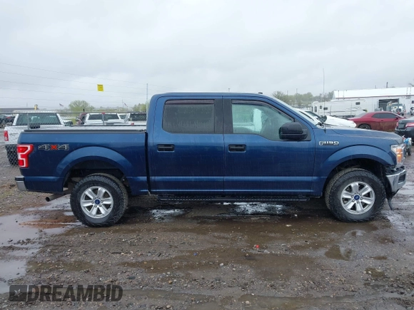2018 Ford F-150 XL with VIN 1FTEW1E57JFD02530, listed as a IAAI auction lot 42152385 with 81,230 mi miles and . Bid and sale history available at DreamBid. Image 13.