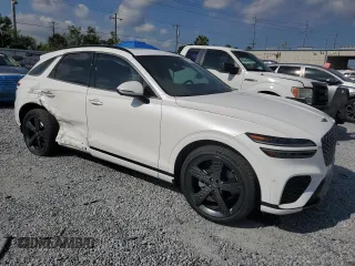2022 Genesis GV70 2.5T with VIN KMUMADTB0NU058027, listed as a Copart auction lot 53203315 with 45,903 mi miles and Non repairable. Bid and sale history available at DreamBid. Image 4.