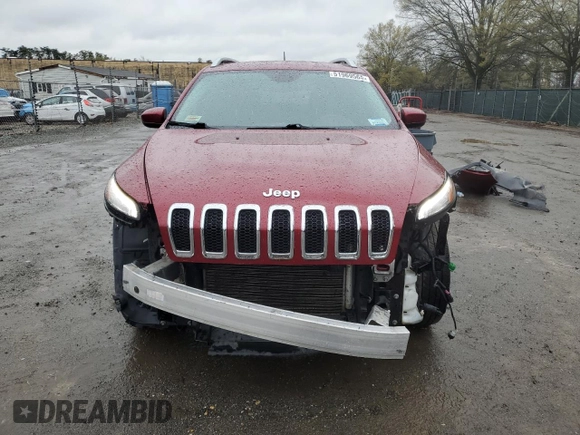 2017 Jeep Cherokee Latitude with VIN 1C4PJMCB8HW596595, listed as a Copart auction lot 51969565 with 118,665 mi miles and Salvage Title. Bid and sale history available at carsss.com. Image 5.
