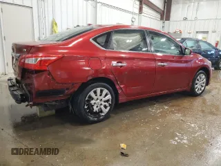2017 Nissan Sentra SR with VIN 3N1AB7AP8HY378350, listed as a Copart auction lot 41604515 with 189,662 mi miles and Non repairable. Bid and sale history available at DreamBid. Image 3.