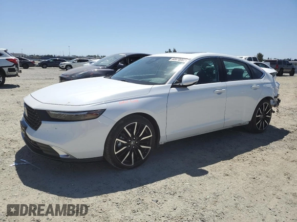 2023 Honda Accord Touring with VIN 1HGCY2F82PA037197, listed as a Copart auction lot 60670065 with 20,955 mi miles and Salvage title. Bid and sale history available at DreamBid. Image 1.