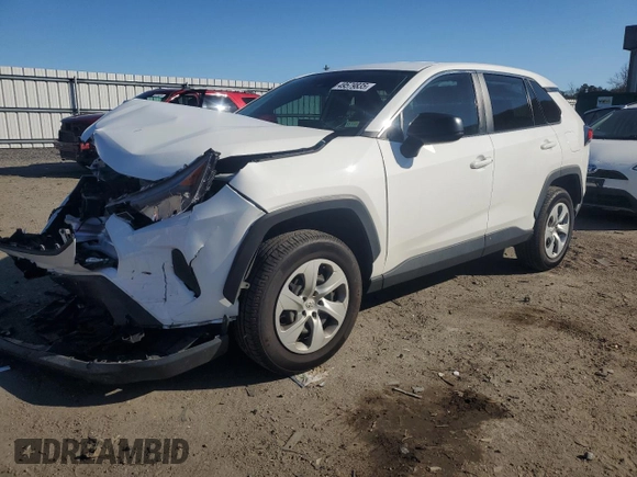2022 Toyota RAV4 LE with VIN 2T3F1RFV4NW260922, listed as a Copart auction lot 49579835 with 64,289 mi miles and Salvage Title. Bid and sale history available at carsss.com. Image 1.