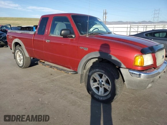 2002 Ford Ranger XL Fleet with VIN 1FTZR45E62PA15685, listed as a Copart auction lot 53406255 with 217,966 mi miles and Clean Title. Bid and sale history available at DreamBid. Image 4.