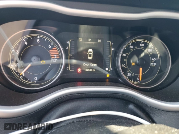 2018 Jeep Cherokee Latitude Plus with VIN 1C4PJMLB7JD562858, listed as a Copart auction lot 49663405 with 107,543 mi miles and Clean Title. Bid and sale history available at DreamBid. Image 9.