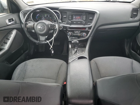 2014 Kia Optima Hybrid LX with VIN KNAGM4AD0E5073615, listed as a Copart auction lot 53137495 with 129,752 mi miles and Salvage Title. Bid and sale history available at carsss.com. Image 8.