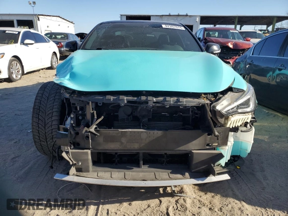2018 Infiniti Q60 Sport with VIN JN1EV7EK6JM341104, listed as a Copart auction lot 82397074 with 53,666 mi miles and Salvage Title. Bid and sale history available at DreamBid. Image 5.