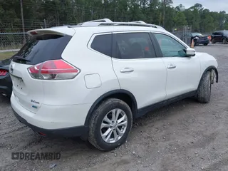 2014 Nissan Rogue SL with VIN 5N1AT2MV9EC752794, listed as a IAAI auction lot 41650352 with 120,378 mi miles. Bid and sale history available at carsss.com. Image 4.