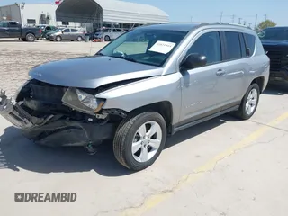2017 Jeep Compass Sport with VIN 1C4NJCBA5HD147977, listed as a IAAI auction lot 41821444 with 86,126 mi miles and . Bid and sale history available at carsss.com. Image 17.