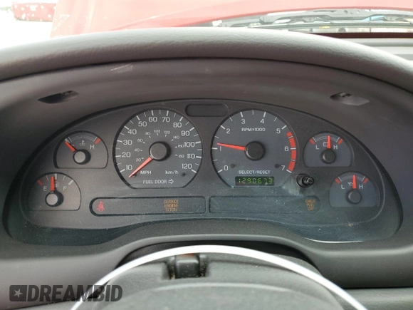 2004 Ford Mustang Standard with VIN 1FAFP40644F198897, listed as a Copart auction lot 47007415 with 129,067 mi miles and Salvage title. Bid and sale history available at DreamBid. Image 9.