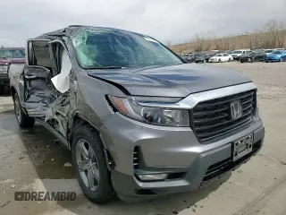 2023 Honda Ridgeline RTL-E with VIN 5FPYK3F78PB010961, listed as a Copart auction lot 51458635 with 33,508 mi miles and Salvage title. Bid and sale history available at DreamBid. Image 13.