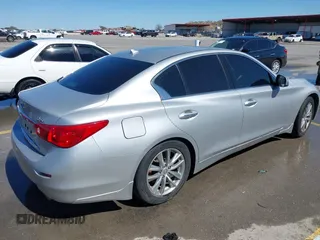2014 Infiniti Q50 Sport with VIN JN1BV7AR7EM701783, listed as a IAAI auction lot 41757085 with 115,352 mi miles and . Bid and sale history available at DreamBid. Image 4.