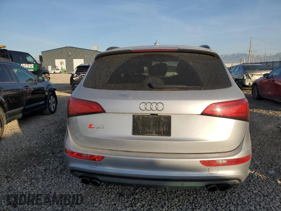 2016 Audi SQ5 Premium Plus with VIN WA1CCAFP5GA120888, listed as a Copart auction lot 85700624 with 91,082 mi miles and Salvage Title. Bid and sale history available at carsss.com. Image 6.