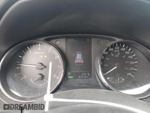2020 Nissan Rogue S with VIN 5N1AT2MV9LC742974, listed as a Copart auction lot 55059795 with 61,218 mi miles and Clean Title. Bid and sale history available at DreamBid. Image 9.