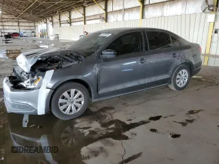 2011 Volkswagen Jetta Sedan S with VIN 3VW1K7AJ4BM028962, listed as a Copart auction lot 53558585 with 165,530 mi miles and Salvage Title. Bid and sale history available at carsss.com. Image 1.