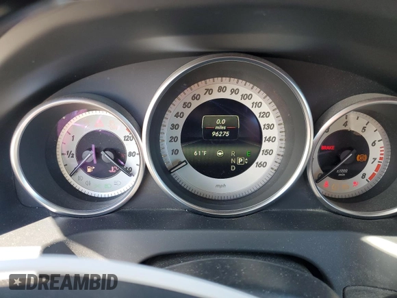 2015 Mercedes-Benz E 400 with VIN WDDKJ6HBXFF296557, listed as a Copart auction lot 88671295 with 96,275 mi miles and Salvage title. Bid and sale history available at DreamBid. Image 9.