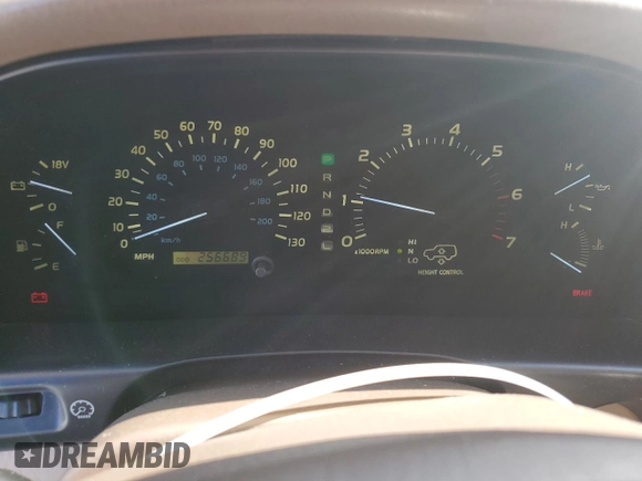 1999 Lexus LX 470 z VIN JT6HT00W1X0074382, wystawiony jako Copart lot #53612205 z przebiegiem 256 689 mil mil oraz Szkoda całkowita • Salvage title. Historia ofert i sprzedaży dostępna na DreamBid. Obrazek 9.