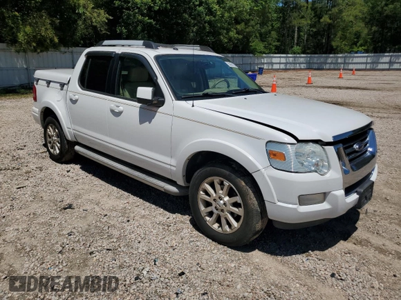 2007 Ford Explorer Sport Trac Limited with VIN 1FMEU53K97UA17737, listed as a Copart auction lot 55665155 with 91,493 mi miles and Salvage title. Bid and sale history available at DreamBid. Image 4.