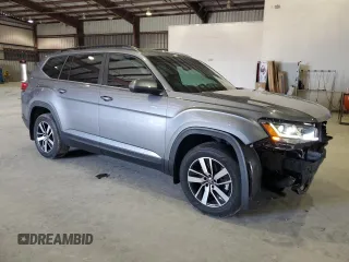 2021 Volkswagen Atlas SE with VIN 1V2DP2CAXMC557210, listed as a Copart auction lot 69634074 with 37,796 mi miles and Salvage title. Bid and sale history available at DreamBid. Image 4.