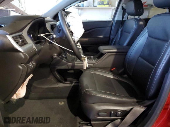 2023 GMC Acadia SLT with VIN 1GKKNUL44PZ123567, listed as a Copart auction lot 46198215 with 27,649 mi miles and Salvage Title. Bid and sale history available at DreamBid. Image 7.