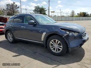 2009 Infiniti FX35 with VIN JNRAS18WX9M156050, listed as a Copart auction lot 50382665 with 228,536 mi miles and Salvage Title. Bid and sale history available at carsss.com. Image 4.